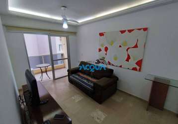 Apartamento com 2 dormitórios à venda, 70 m² por r$ 330.000,00 - parque enseada - guarujá/sp