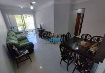 Apartamento com 3 dormitórios à venda, 90 m² por r$ 360.000 - enseada - guarujá/sp