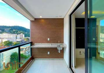 Apartamento com 2 dormitórios à venda, 89 m² por r$ 650.000,00 - várzea - teresópolis/rj
