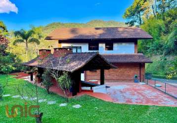 Casa com 5 dormitórios à venda, 450 m² por r$ 1.490.000,00 - granja guarani - teresópolis/rj