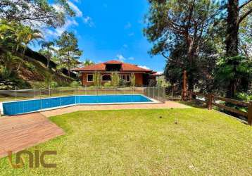 Casa com 7 dormitórios, 349 m² - venda por r$ 3.200.000 ou aluguel por r$ 11.000/mês - parque do imbui - teresópolis/rj