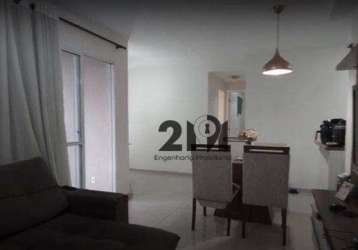 Apartamento com 2 dormitórios à venda, 71 m² por r$ 450.000,00 - vila augusta - guarulhos/sp