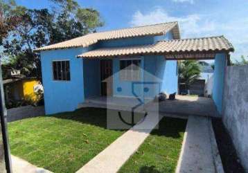 Casa com 2 dormitórios à venda, 83 m² por r$ 300.000 - jardim interlagos (ponta negra) - maricá/rj