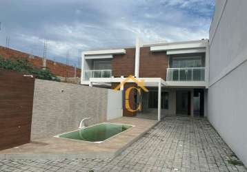 Casa com 3 dormitórios à venda, 165 m² por r$ 765.000,00 - costazul - rio das ostras/rj