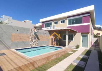 Casa com 4 dormitórios à venda, 160 m² por r$ 820.000,00 - ouro verde - rio das ostras/rj