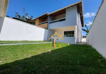 Casa com 4 dormitórios à venda, 130 m² por r$ 480.000,00 - extensão novo rio das ostras - rio das ostras/rj