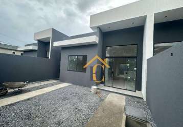 Casa com 2 dormitórios à venda, 55 m² por r$ 300.000,00 - verdes mares - rio das ostras/rj