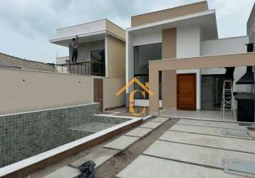 Casa com 3 dormitórios à venda, 142 m² por r$ 850.000,00 - jardim mariléa - rio das ostras/rj