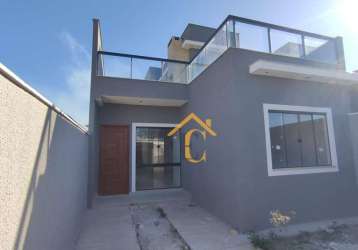 Casa com 3 dormitórios à venda, 98 m² por r$ 430.000,00 - village rio das ostras - rio das ostras/rj