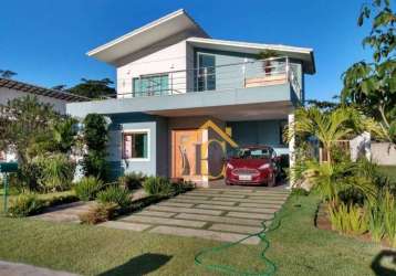 Casa com 4 dormitórios à venda, 248 m² por r$ 1.050.000,00 - viverde - rio das ostras/rj