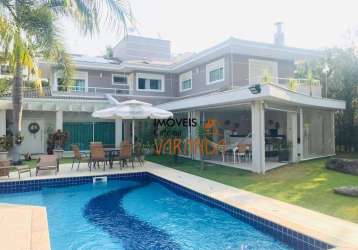 Casa com 4 dormitórios à venda, 526 m² por r$ 5.400.000,00 - condomínio village visconde de itamaracá  - valinhos/sp