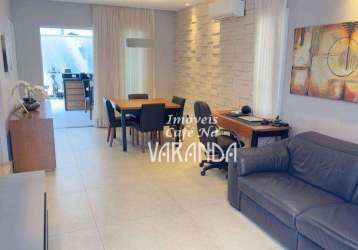 Casa com 3 dormitórios à venda, 187 m² por r$ 1.740.000,00 - condomínio via verona - valinhos/sp