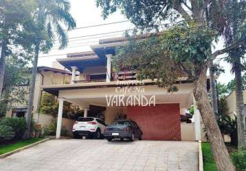 Casa com 5 dormitórios à venda, 640 m² por r$ 2.200.000,00 - condomínio green boulevard - valinhos/sp