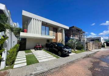 Casa em condomínio para venda em lauro de freitas, vilas do atlântico, 4 dormitórios, 3 suítes, 4 banheiros, 2 vagas