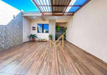 Casa com 2 dormitórios à venda, 95,00m² por r$260.000,00 - florais do parana - cascavel/pr