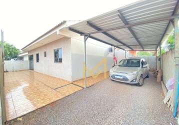 Casa com 2 quarots - 81 m² por r$ 400.000 - presidente - cascavel/pr