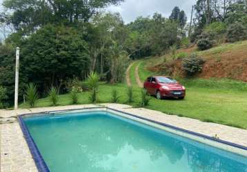 Vendo chacara com cachoeira bairro ponte nova em monteiro lobato - sp