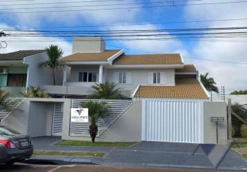 Casa à venda, 352 m² por r$ 2.800.000,00 - tropical  - cascavel/pr