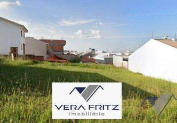 Terreno à venda, 275 m² por r$ 160.000,00 - florais do parana - cascavel/pr