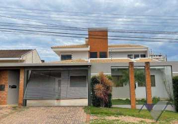 Sobrado à venda, 373 m² por r$ 3.000.000,00 - cancelli - cascavel/pr