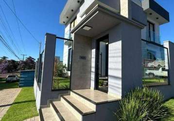 Sobrado à venda, 200 m² por r$ 1.600.000,00 - maria luiza - cascavel/pr