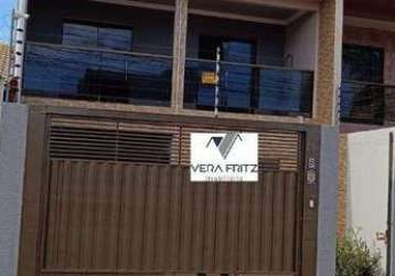 Sobrado à venda, 159 m² por r$ 870.000,00 - santa cruz - cascavel/pr