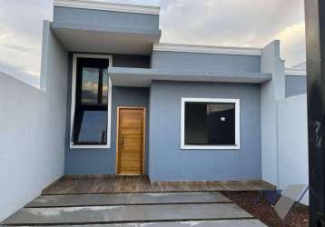 Casa com 2 dormitórios à venda, 74 m² por r$ 318.000,00 - cataratas - cascavel/pr