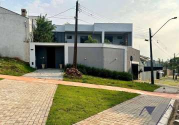 Sobrado com 3 dormitórios para alugar, 213 m² por r$ 6.900,00/mês - pacaembu - cascavel/pr