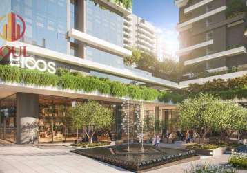 Bioos home -  apartamento com 2 dormitórios à venda, 83 m² por r$ 1.781.593 - alto da glória - curitiba/pr