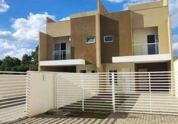 Sobrado com 3 dormitórios à venda, 132 m² por r$ 840.000,00 - estância pinhais - pinhais/pr