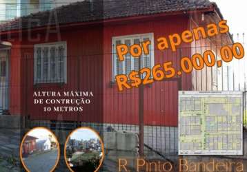 Terreno à venda na rua pinto bandeira, 394, são leopoldo, caxias do sul por r$ 265.000