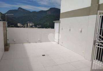 Cobertura à venda, 160 m² por r$ 479.900,00 - rio comprido - rio de janeiro/rj