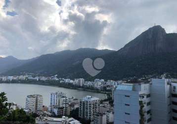 Cobertura com 4 quartos à venda, 224 m² por r$ 2.200.000 - lagoa - rio de janeiro/rj