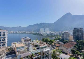 Cobertura com 4 quartos à venda, 501 m² por r$ 6.200.000 - lagoa - rio de janeiro/rj