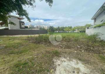 Terreno à venda, 1200 m² por r$ 8.500.000,00 - barra da tijuca - rio de janeiro/rj