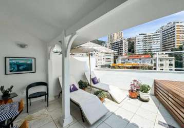 Cobertura com 3 quartos, à venda, 216 m² por r$ 5.900.000 - leblon - rio de janeiro/rj