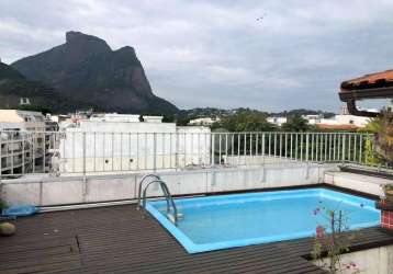 Cobertura com 3 dormitórios à venda, 287 m² por r$ 2.490.000,00 - jardim oceânico - rio de janeiro/rj