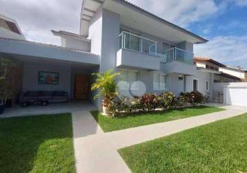 Casa com 4 quartos à venda, 404 m² por r$ 4.980.000 - barra da tijuca - rio de janeiro/rj