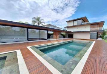 Casa com 6 dormitórios à venda, 880 m² por r$ 28.000.000,00 - barra da tijuca - rio de janeiro/rj