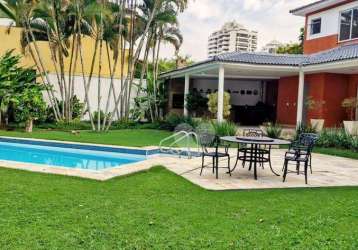 Casa com 6 quartos para alugar, 512 m² por r$ 34.692/mês - barra da tijuca - rio de janeiro/rj