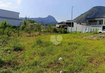 Terreno com rgi condomínio fechado, 213 m² por r$ 366.000 - vargem pequena - rio de janeiro/rj