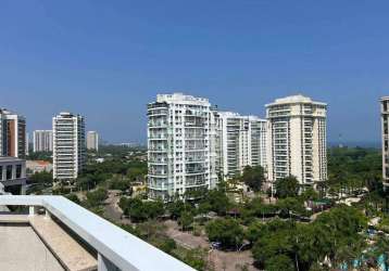 Condomínio americas park - apartamento reformado com vista mar no edifício sundeck. barra da tijuca/rj.