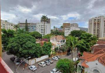 Apartamento em rua nobre - varanda - 2 quartos - suíte - r$980,.000,00 - humaitá - rj