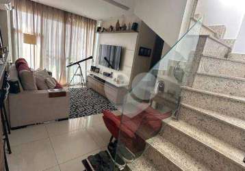 Cobertura com 3 dormitórios à venda, 126 m² por r$ 920.000,00 - barra olímpica - rio de janeiro/rj