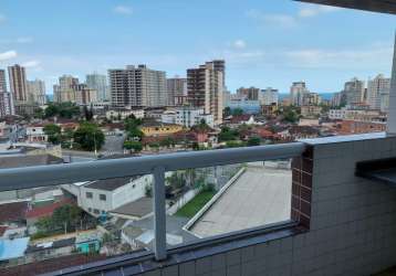 Oportunidade! apartamento c/02 dormts (suite) garagem, elevador, pequena vista mar, apartamento novo.