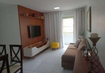 Apartamento com 3 quartos à venda na avenida comendador gustavo paiva, mangabeiras, maceió, 80 m2 por r$ 360.000