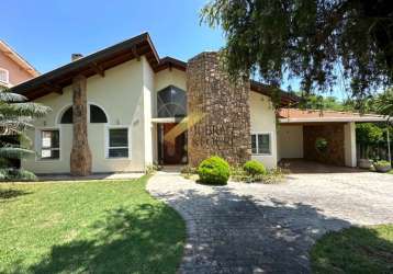 Casa térrea à venda em condomínio de alto padrão - alphaville campinas. com suítes, piscina, espaço gourmet e garagem para vários carros