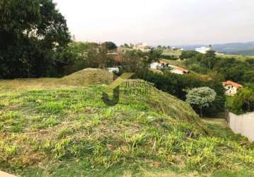 Terreno em condomínio à venda em sousas - campinas, com 1399 m² de área e vista panorâmica e definitiva para a mata.