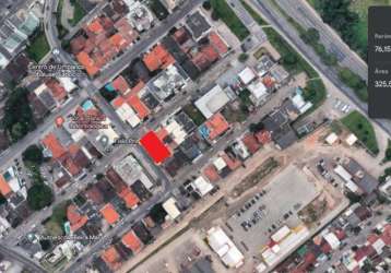 Terreno de 325m² no bairro trindade