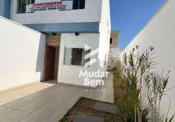 Casa com 2 dormitórios à venda, por r$ 440.000 - monte verde - betim/mg